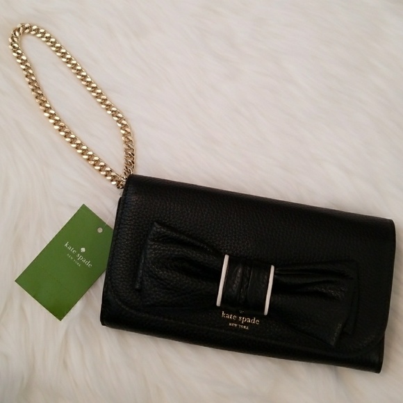 kate spade rosewood place bow chain wallet - Picture 5 of 8